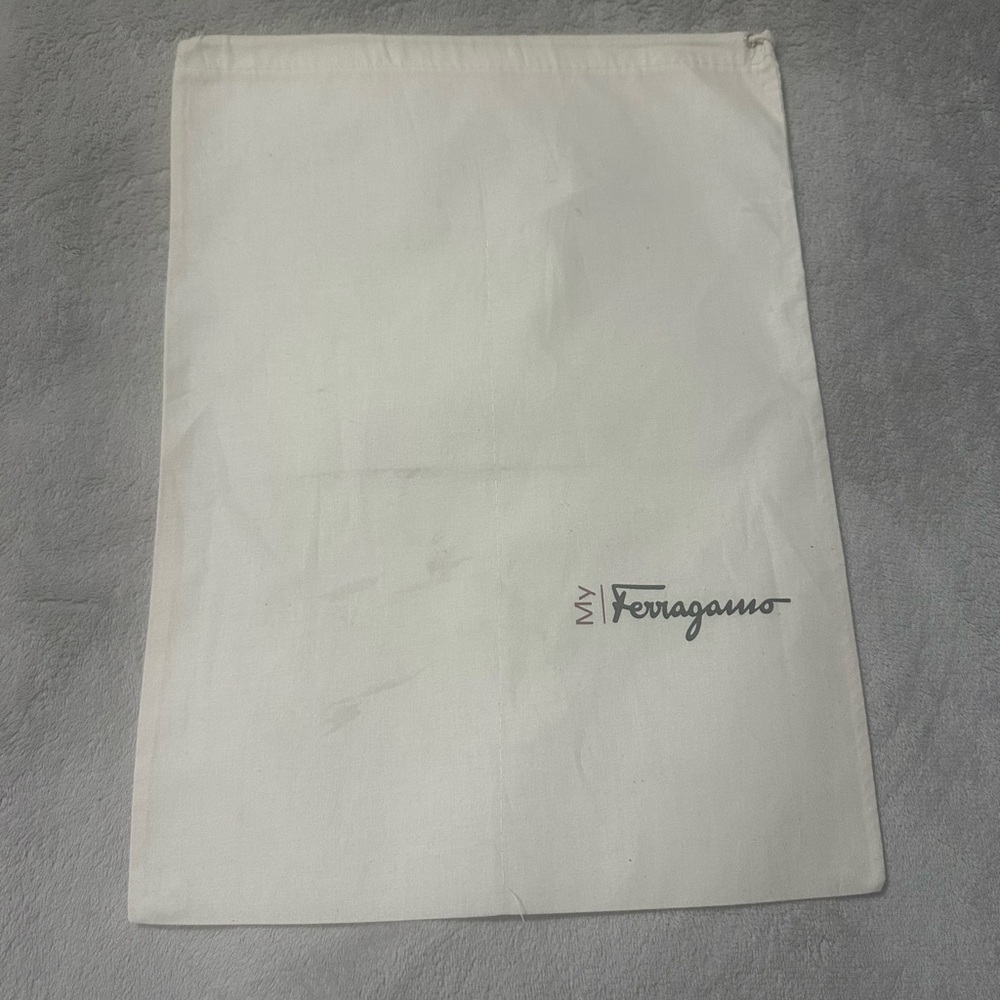 Ferragamo White Dust Bag
